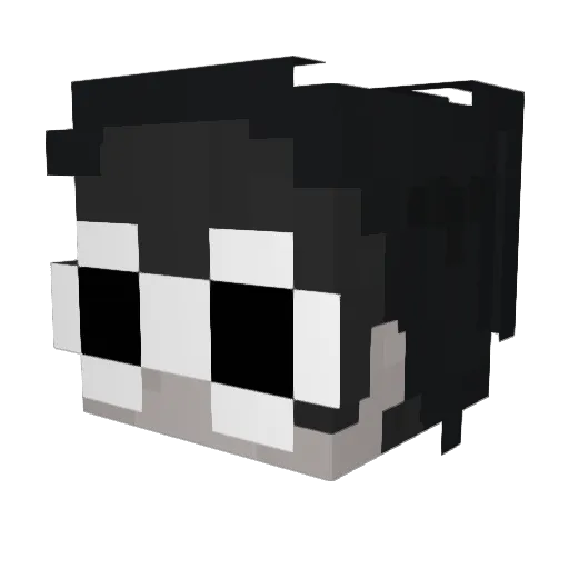 GingerMan6337 Minecraft avatar head, 3D render