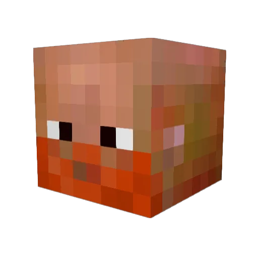 GingerMuffin420 Minecraft avatar head, 3D render