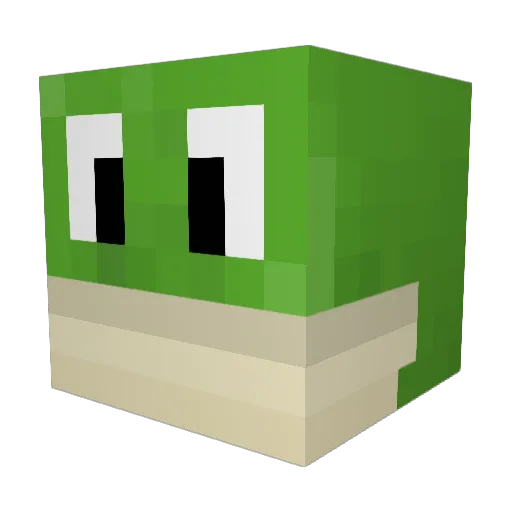 GingerMuzen Minecraft avatar head, 3D render