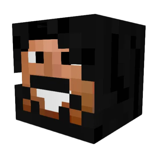GingerSkidmark Minecraft avatar head, 3D render