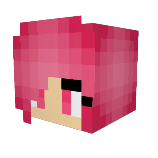 GingerThunderJr Minecraft avatar head, 3D render