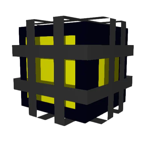 GingerXx Minecraft avatar head, 3D render