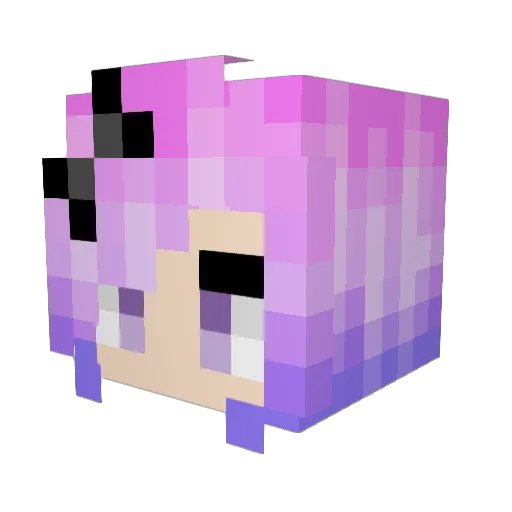 Ginger_1231 Minecraft avatar head, 3D render