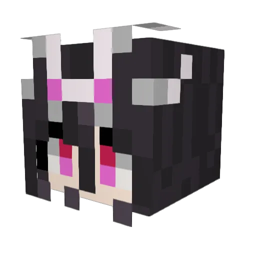 Ginger_err Minecraft avatar head, 3D render