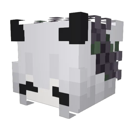 Gingerallee Minecraft avatar head, 3D render