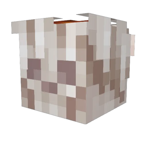 Gingereh_ Minecraft avatar head, 3D render