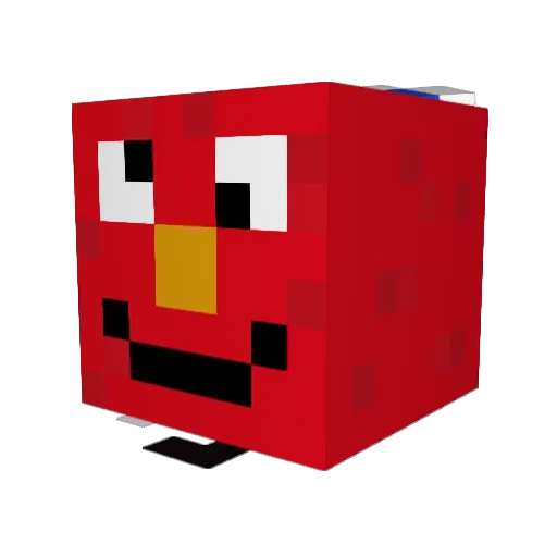 Gingergravy Minecraft avatar head, 3D render