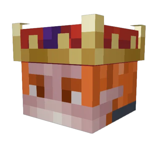 GingernutsMate Minecraft avatar head, 3D render