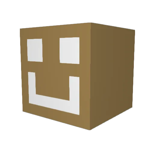 Gingiey Minecraft avatar head, 3D render