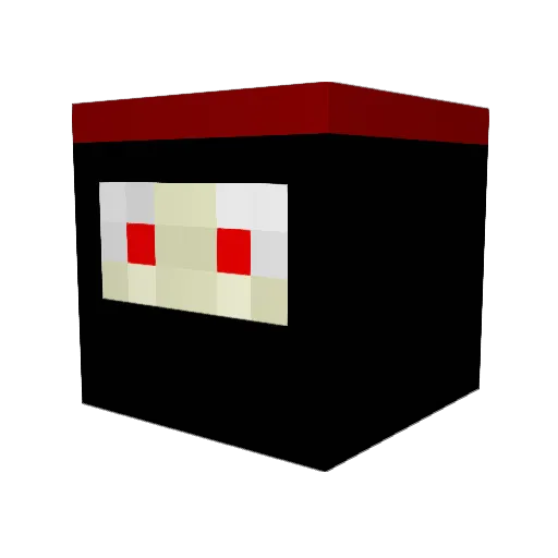 Ginja369 Minecraft avatar head, 3D render
