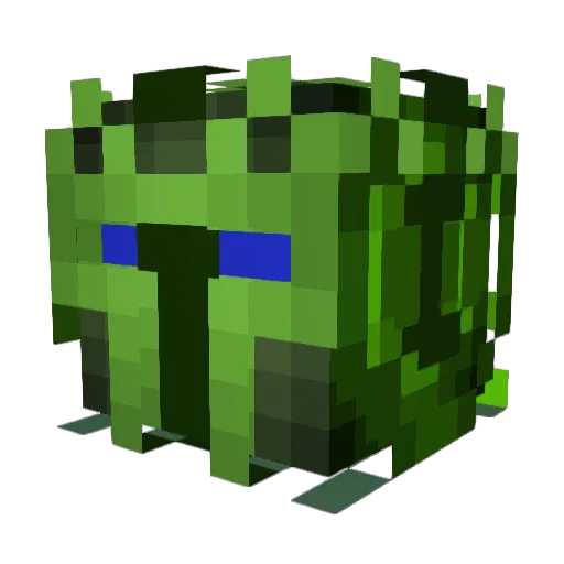 GinjaNinjaNick Minecraft avatar head, 3D render