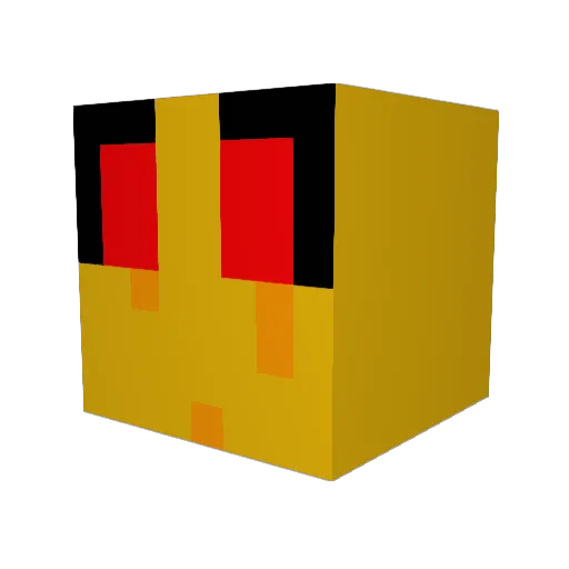 Ginja_Ninja212 Minecraft avatar head, 3D render