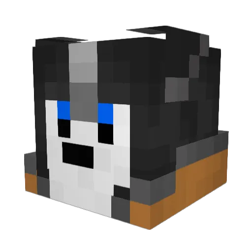 GinjirouM Minecraft avatar head, 3D render
