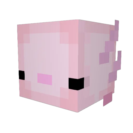 Ginka47 Minecraft avatar head, 3D render