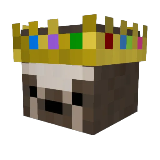 GinkaGuff Minecraft avatar head, 3D render