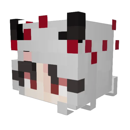 Ginky030 Minecraft avatar head, 3D render