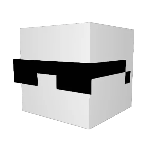 GinningBat2755 Minecraft avatar head, 3D render