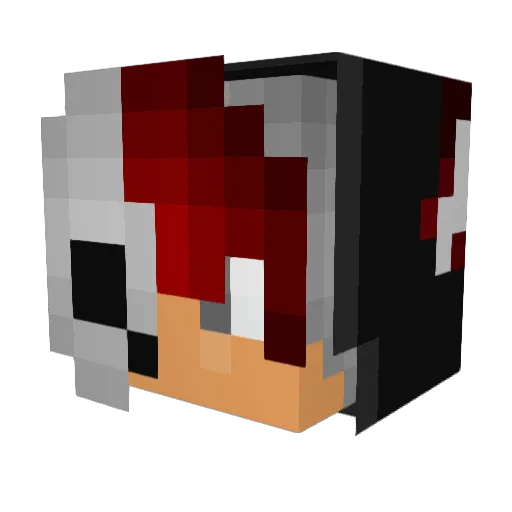 Gino1031 Minecraft avatar head, 3D render