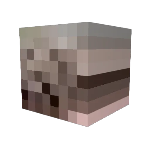 Gino18877 Minecraft avatar head, 3D render
