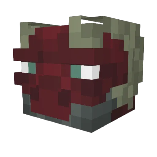Ginseng_Dragon Minecraft avatar head, 3D render