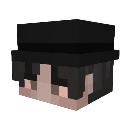 Gio182 Minecraft avatar head, 3D render