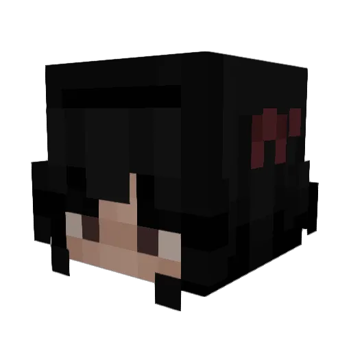 Gio18YT Minecraft avatar head, 3D render