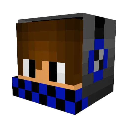 Gio6199 Minecraft avatar head, 3D render
