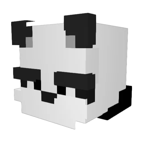 Gio94 Minecraft avatar head, 3D render