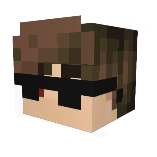 GioOrazi Minecraft avatar head, 3D render