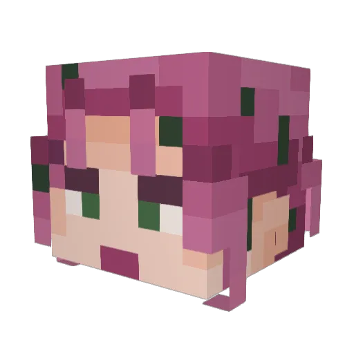 GioProCo Minecraft avatar head, 3D render