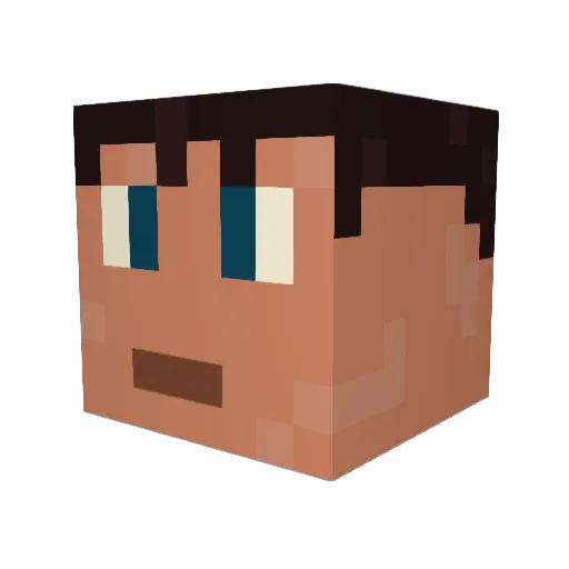 GioSalvatore Minecraft avatar head, 3D render