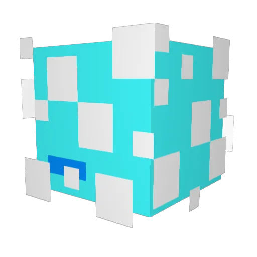 Gio_Mine Minecraft avatar head, 3D render