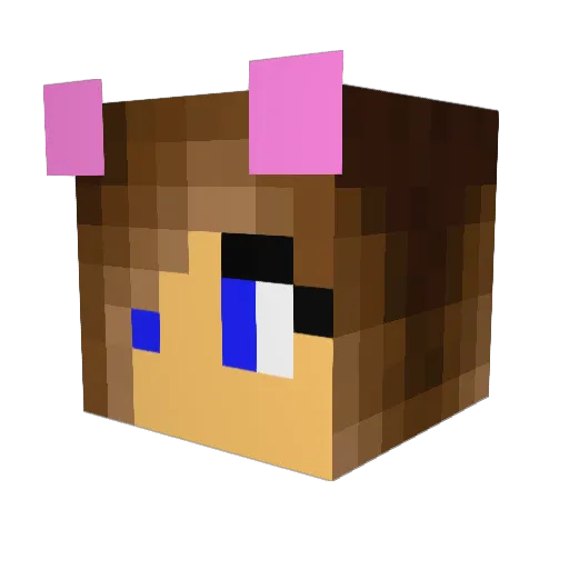 Gio_likeschicken Minecraft avatar head, 3D render