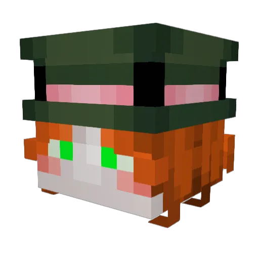 Giogio1900 Minecraft avatar head, 3D render