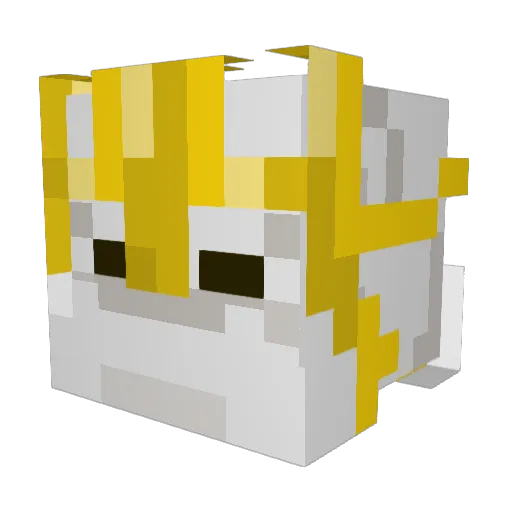 Gionniramone Minecraft avatar head, 3D render