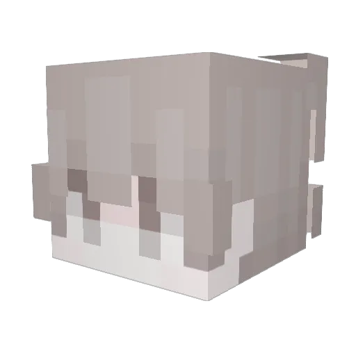 Gioplus Minecraft avatar head, 3D render