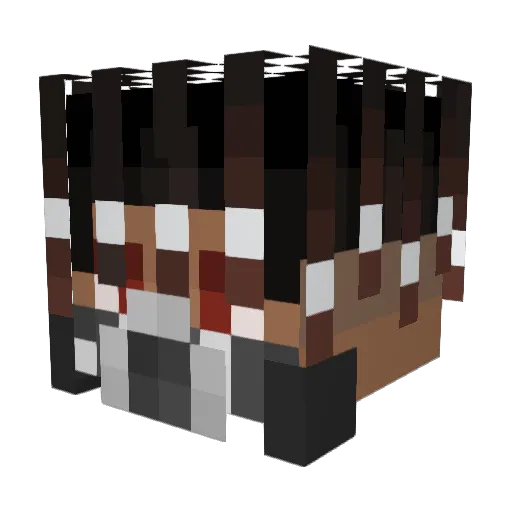 GiordySpawnKill Minecraft avatar head, 3D render