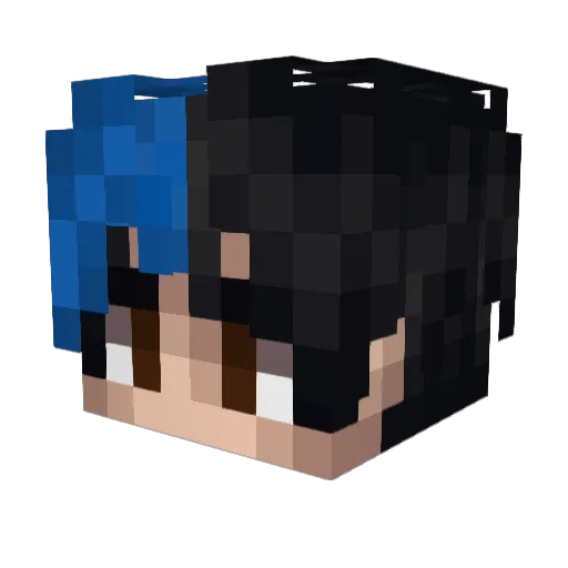 Giorgio88 Minecraft avatar head, 3D render