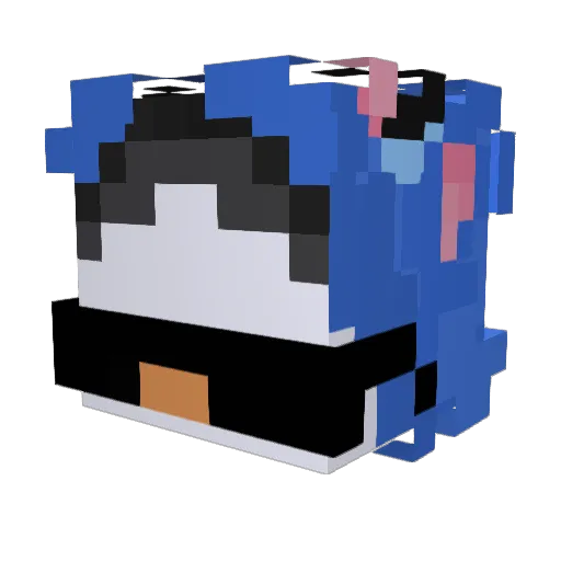 GiorgioUlanii Minecraft avatar head, 3D render