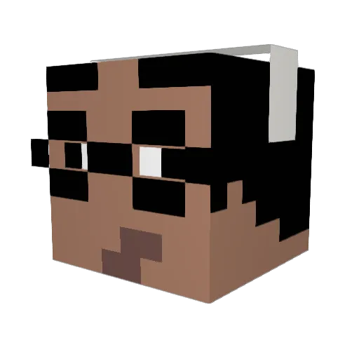 Giorgos_GR Minecraft avatar head, 3D render