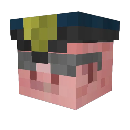 Giorko_Patso Minecraft avatar head, 3D render