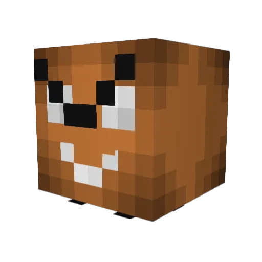 Giorkos34 Minecraft avatar head, 3D render