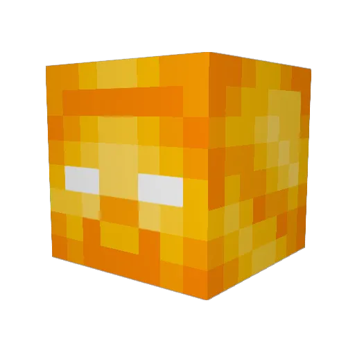 Giorocco Minecraft avatar head, 3D render