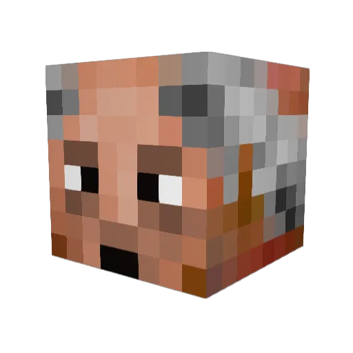 Giova19RJ Minecraft avatar head, 3D render