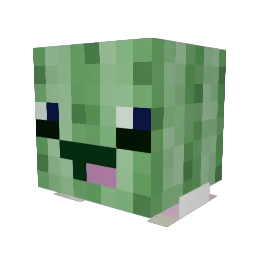 Giova3560 Minecraft avatar head, 3D render