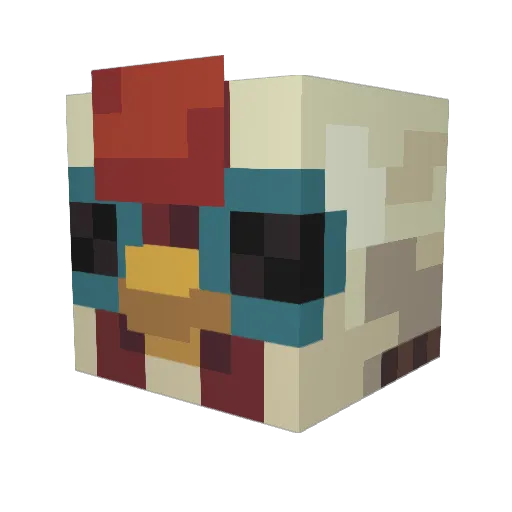 GiovaZ17 Minecraft avatar head, 3D render