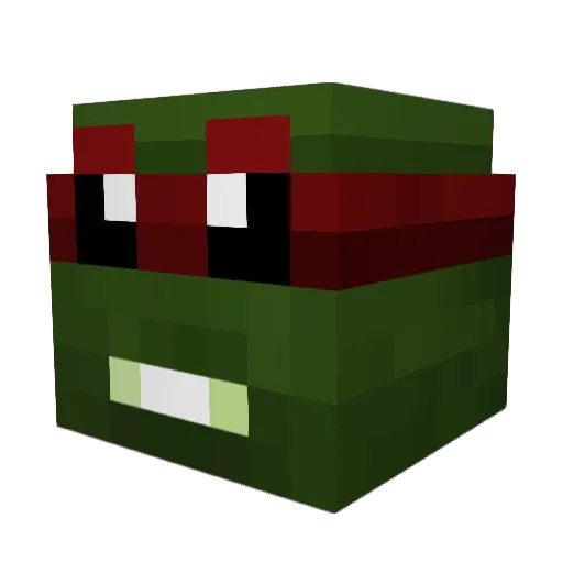 Giovann1i Minecraft avatar head, 3D render