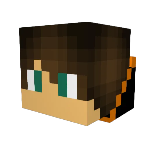 Giovanni571 Minecraft avatar head, 3D render