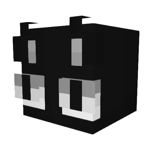 GiovanniAnn Minecraft avatar head, 3D render