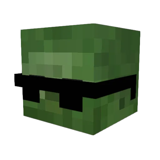 GiovanniDosSanto Minecraft avatar head, 3D render